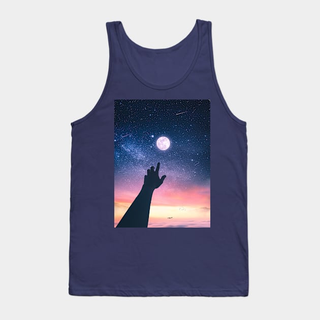 One giant leap for mankind Tank Top by m1a1visuals